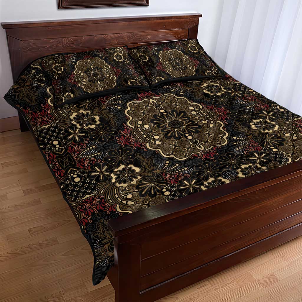 Indonesia Javanese Batik Nelson Mandela Madiba Vintage Style Quilt Bed Set - African Pride