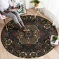Indonesia Javanese Batik Nelson Mandela Madiba Vintage Style Round Carpet - African Pride