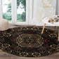 Indonesia Javanese Batik Nelson Mandela Madiba Vintage Style Round Carpet - African Pride
