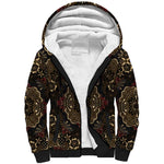 Indonesia Javanese Batik Nelson Mandela Madiba Vintage Style Sherpa Hoodie - African Pride