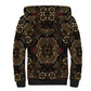 Indonesia Javanese Batik Nelson Mandela Madiba Vintage Style Sherpa Hoodie - African Pride