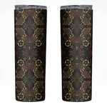 Indonesia Javanese Batik Nelson Mandela Madiba Vintage Style Skinny Tumbler LT15
