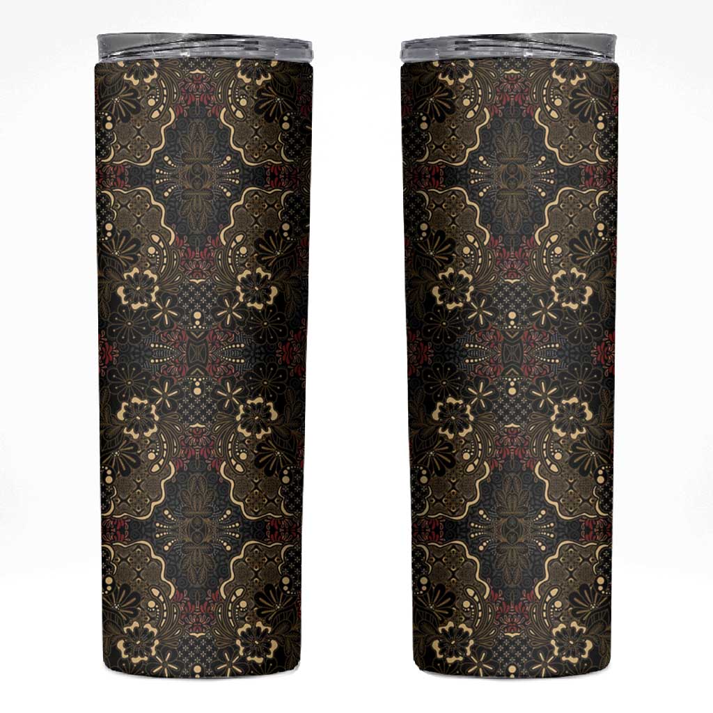 Indonesia Javanese Batik Nelson Mandela Madiba Vintage Style Skinny Tumbler LT15