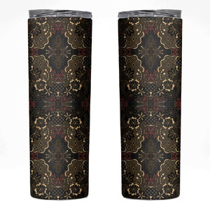 Indonesia Javanese Batik Nelson Mandela Madiba Vintage Style Skinny Tumbler LT15