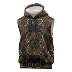Indonesia Javanese Batik Nelson Mandela Madiba Vintage Style Sleeveless Hoodie - African Pride