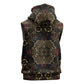Indonesia Javanese Batik Nelson Mandela Madiba Vintage Style Sleeveless Zip Hoodie - African Pride