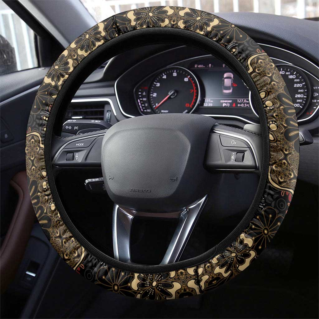 Indonesia Javanese Batik Nelson Mandela Madiba Vintage Style Steering Wheel Cover - African Pride