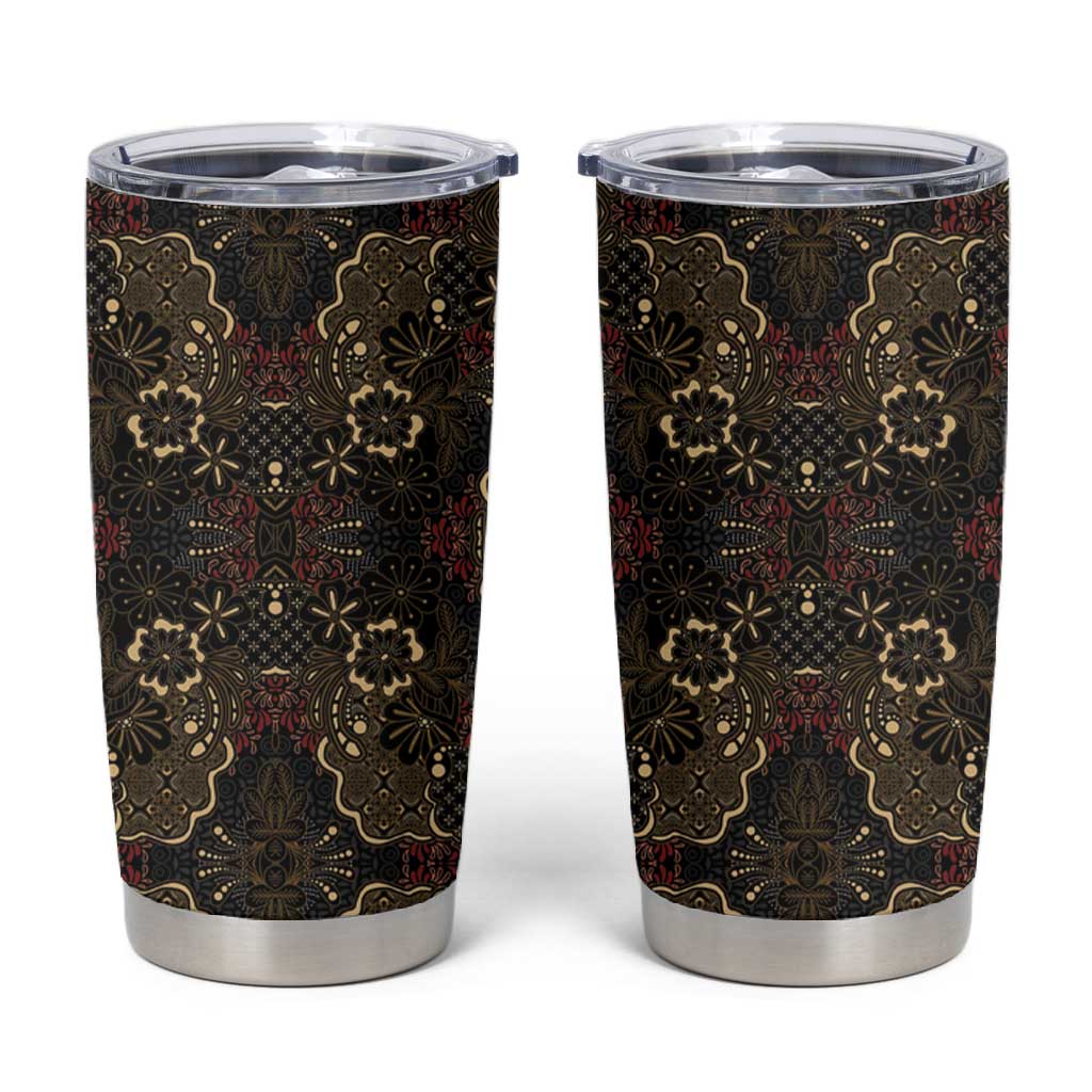 Indonesia Javanese Batik Nelson Mandela Madiba Vintage Style Tumbler Cup LT15