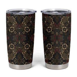 Indonesia Javanese Batik Nelson Mandela Madiba Vintage Style Tumbler Cup LT15