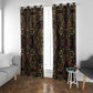 Indonesia Javanese Batik Nelson Mandela Madiba Vintage Style Window Curtain - African Pride