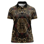 Indonesia Javanese Batik Nelson Mandela Madiba Vintage Style Women Polo Shirt - African Pride