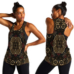 Indonesia Javanese Batik Nelson Mandela Madiba Vintage Style Women Racerback Tank - African Pride