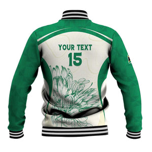Custom South Africa Cricket Baseball Jacket We Are Champions - African Pride