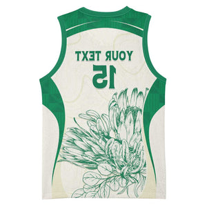 Custom South Africa Cricket Basketball Jersey We Are Champions - African Pride
