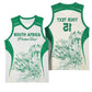 Custom South Africa Cricket Basketball Jersey We Are Champions - African Pride