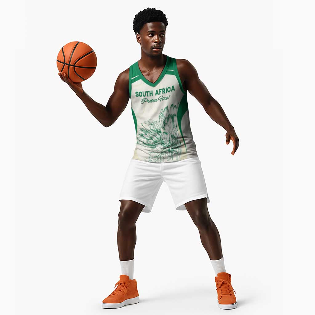 Custom South Africa Cricket Basketball Jersey We Are Champions - African Pride