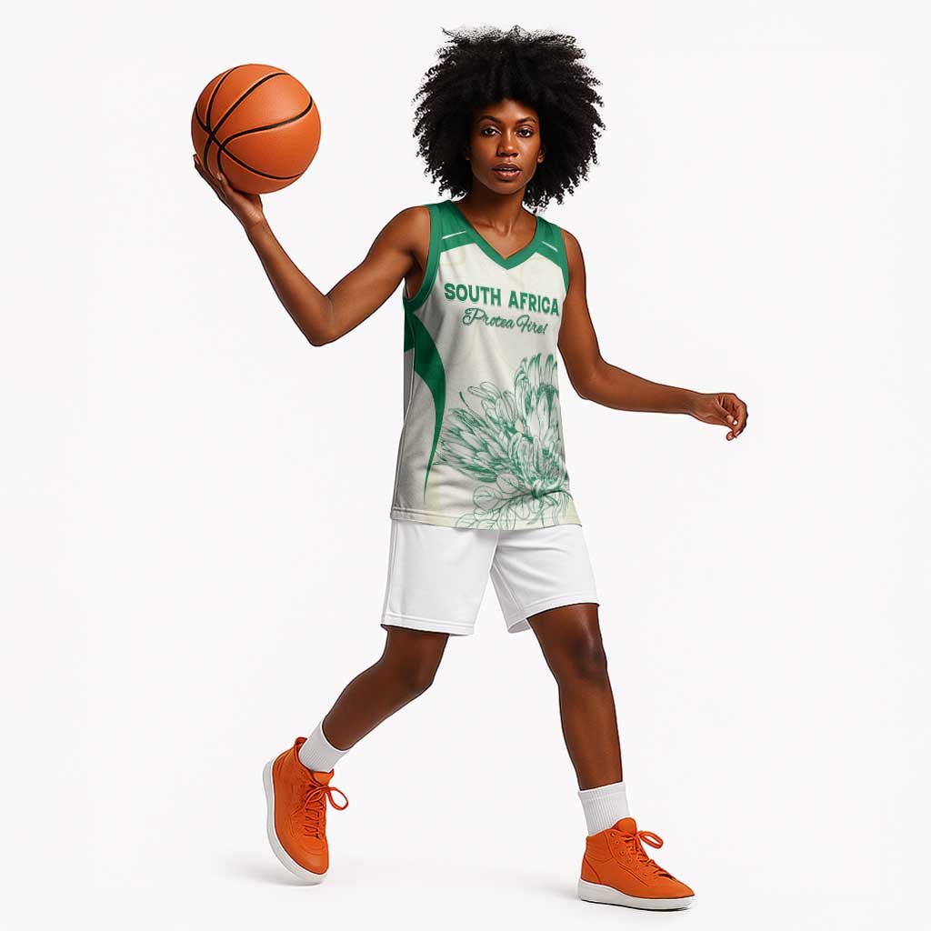 Custom South Africa Cricket Basketball Jersey We Are Champions - African Pride
