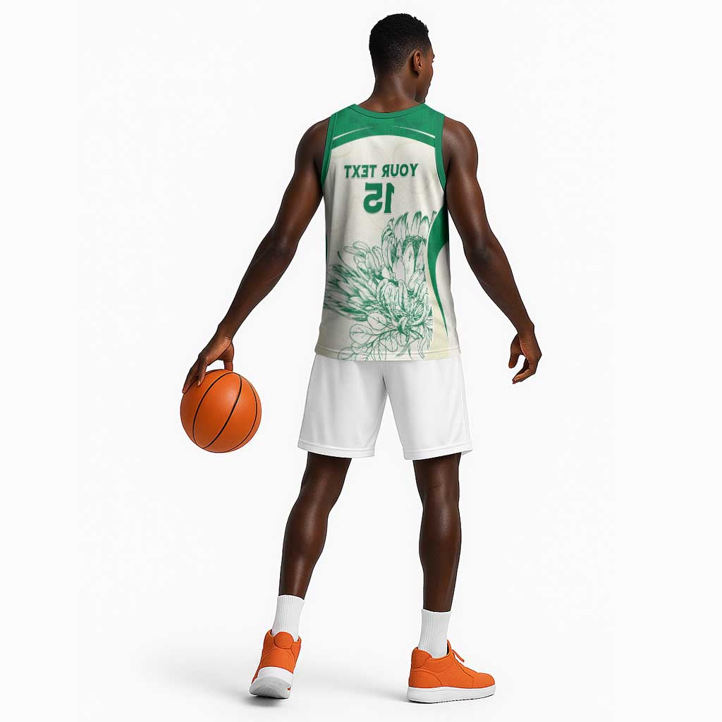 Custom South Africa Cricket Basketball Jersey We Are Champions - African Pride