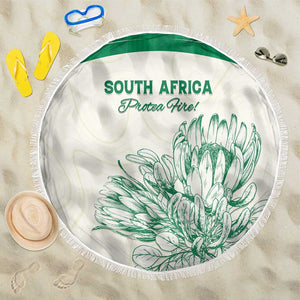 South Africa Cricket Beach Blanket We Are Champions - African Pride