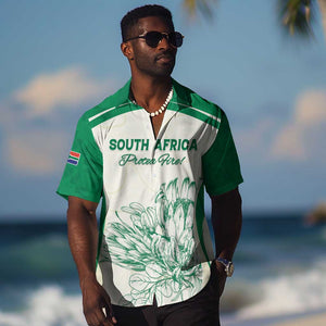 Custom South Africa Cricket Hawaiian Shirt We Are Champions - African Pride