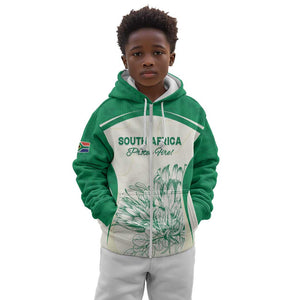 Custom South Africa Cricket Kid Hoodie We Are Champions - African Pride