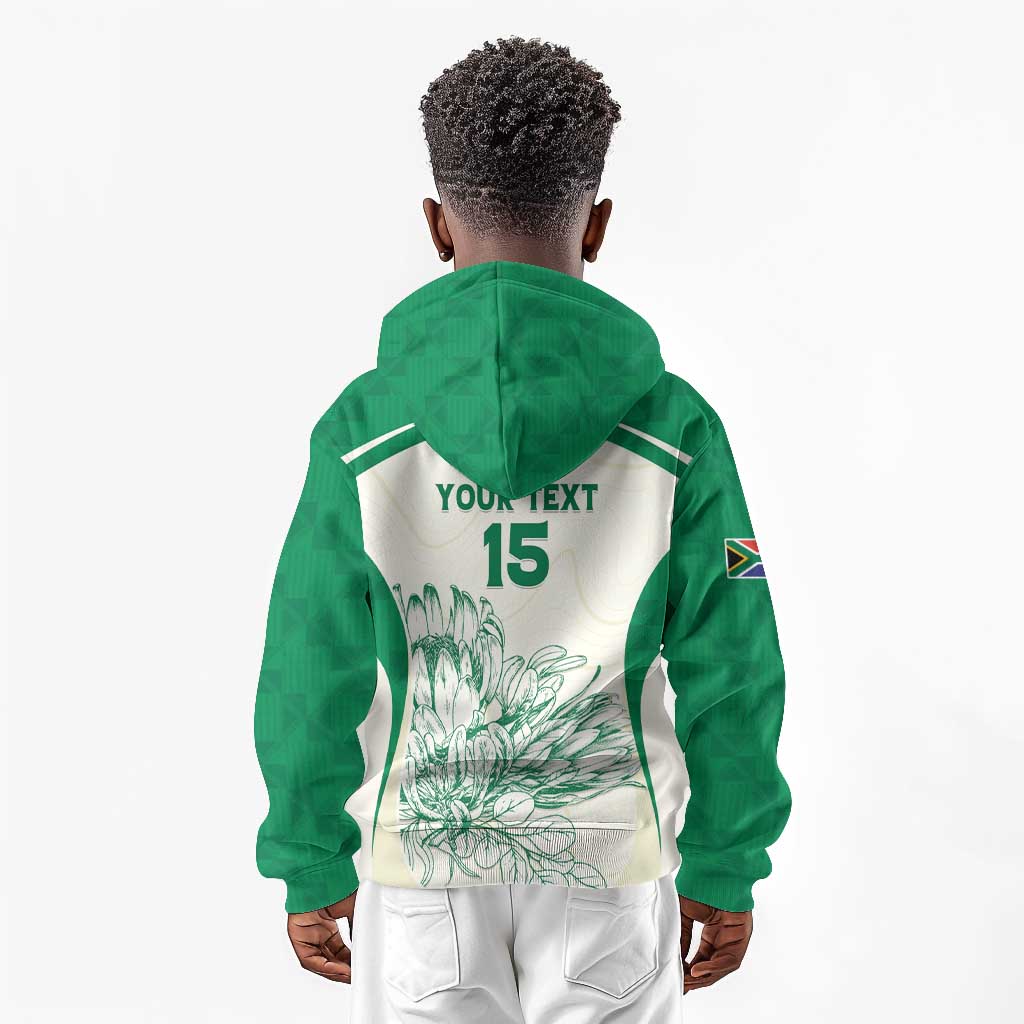 Custom South Africa Cricket Kid Hoodie We Are Champions - African Pride