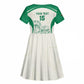 Custom South Africa Cricket Kid Short Sleeve Dress We Are Champions - African Pride