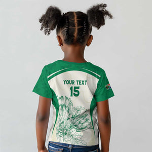 Custom South Africa Cricket Kid T shirt We Are Champions - African Pride