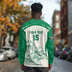 Custom South Africa Cricket Long Sleeve Shirt We Are Champions - African Pride