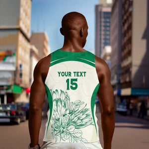 Custom South Africa Cricket Men Tank Top We Are Champions - African Pride