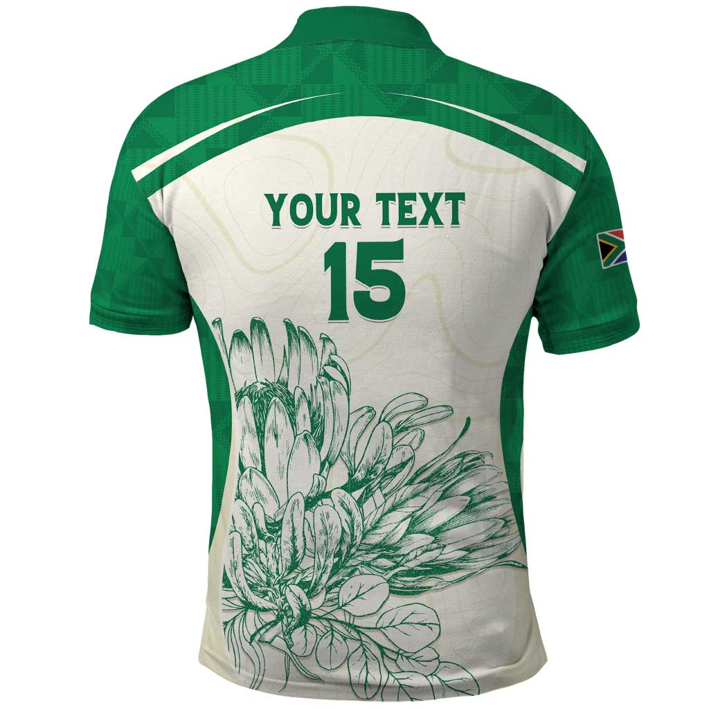 Custom South Africa Cricket Polo Shirt We Are Champions - African Pride