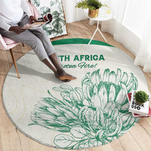 South Africa Cricket Round Carpet We Are Champions - African Pride
