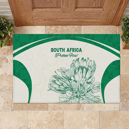 South Africa Cricket Rubber Doormat We Are Champions - African Pride