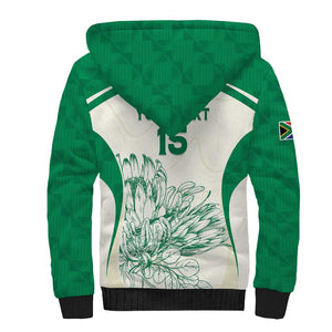 Custom South Africa Cricket Sherpa Hoodie We Are Champions - African Pride