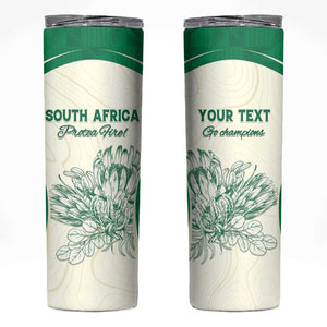 Custom South Africa Cricket Skinny Tumbler We Are Champions LT15