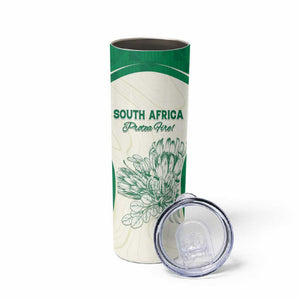 Custom South Africa Cricket Skinny Tumbler We Are Champions LT15