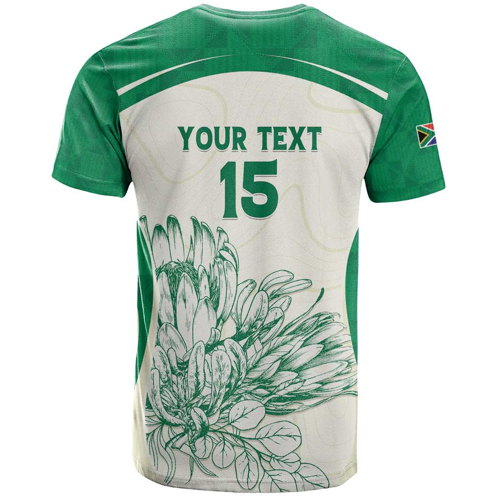 Custom South Africa Cricket T shirt We Are Champions - African Pride
