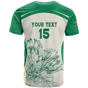 Custom South Africa Cricket T shirt We Are Champions - African Pride