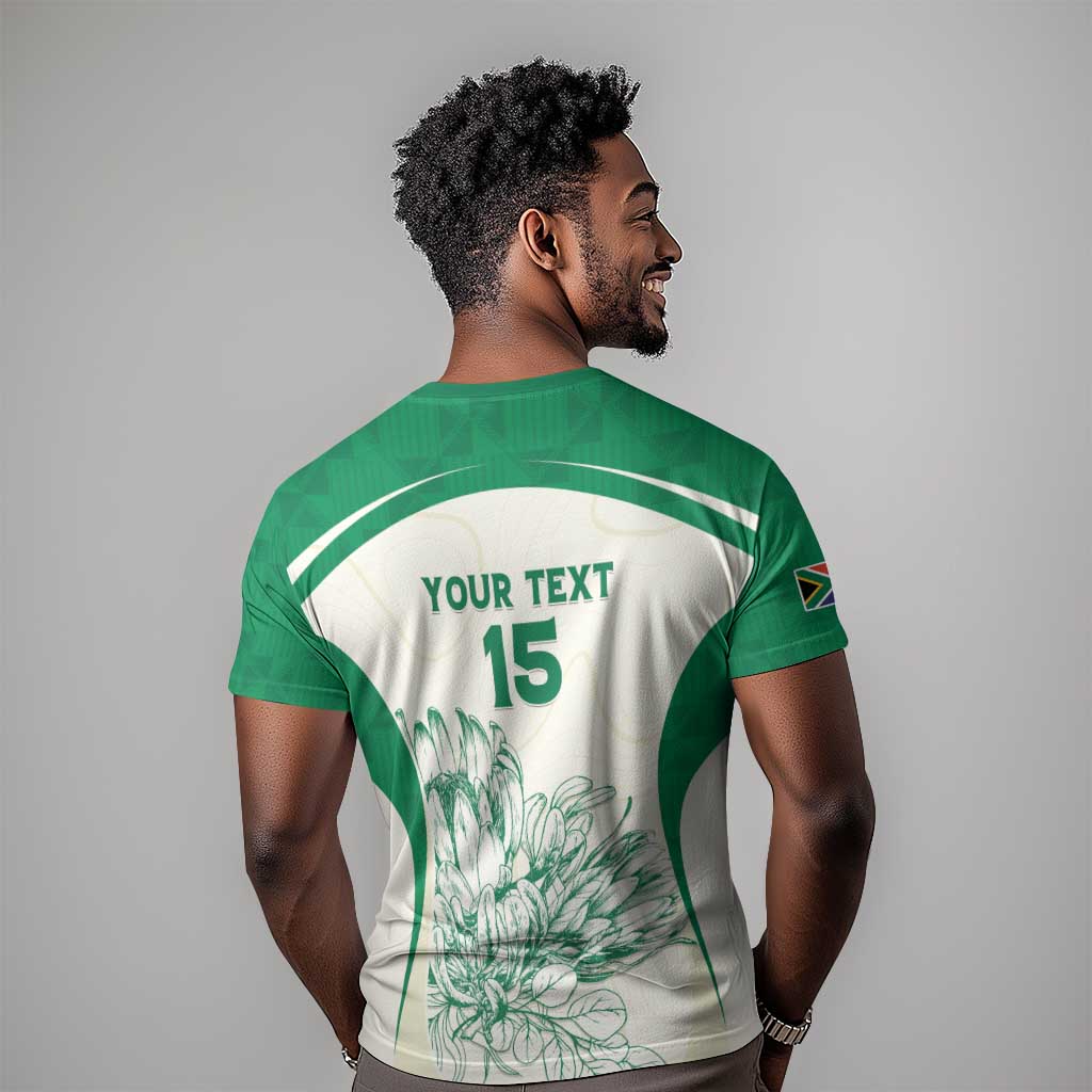 Custom South Africa Cricket T shirt We Are Champions - African Pride