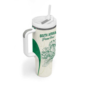 Custom South Africa Cricket Tumbler With Handle We Are Champions LT15