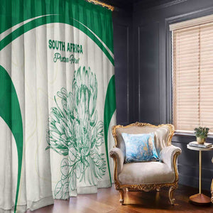 South Africa Cricket Window Curtain We Are Champions - African Pride