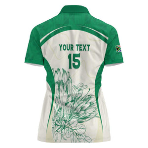 Custom South Africa Cricket Women Polo Shirt We Are Champions - African Pride