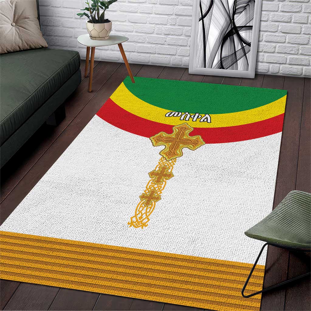 Meskel Ethiopia Area Rug True Cross - African Pride