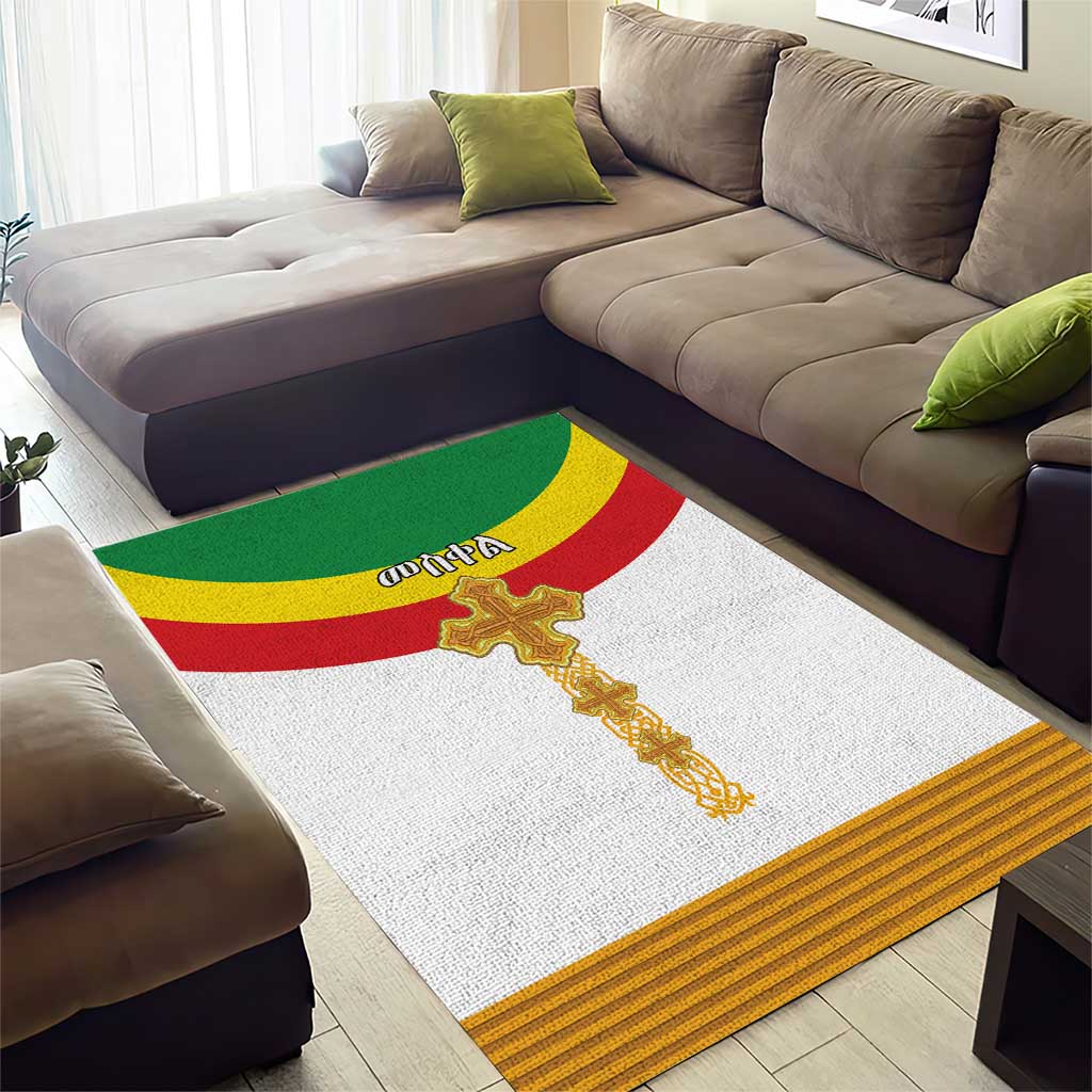 Meskel Ethiopia Area Rug True Cross - African Pride