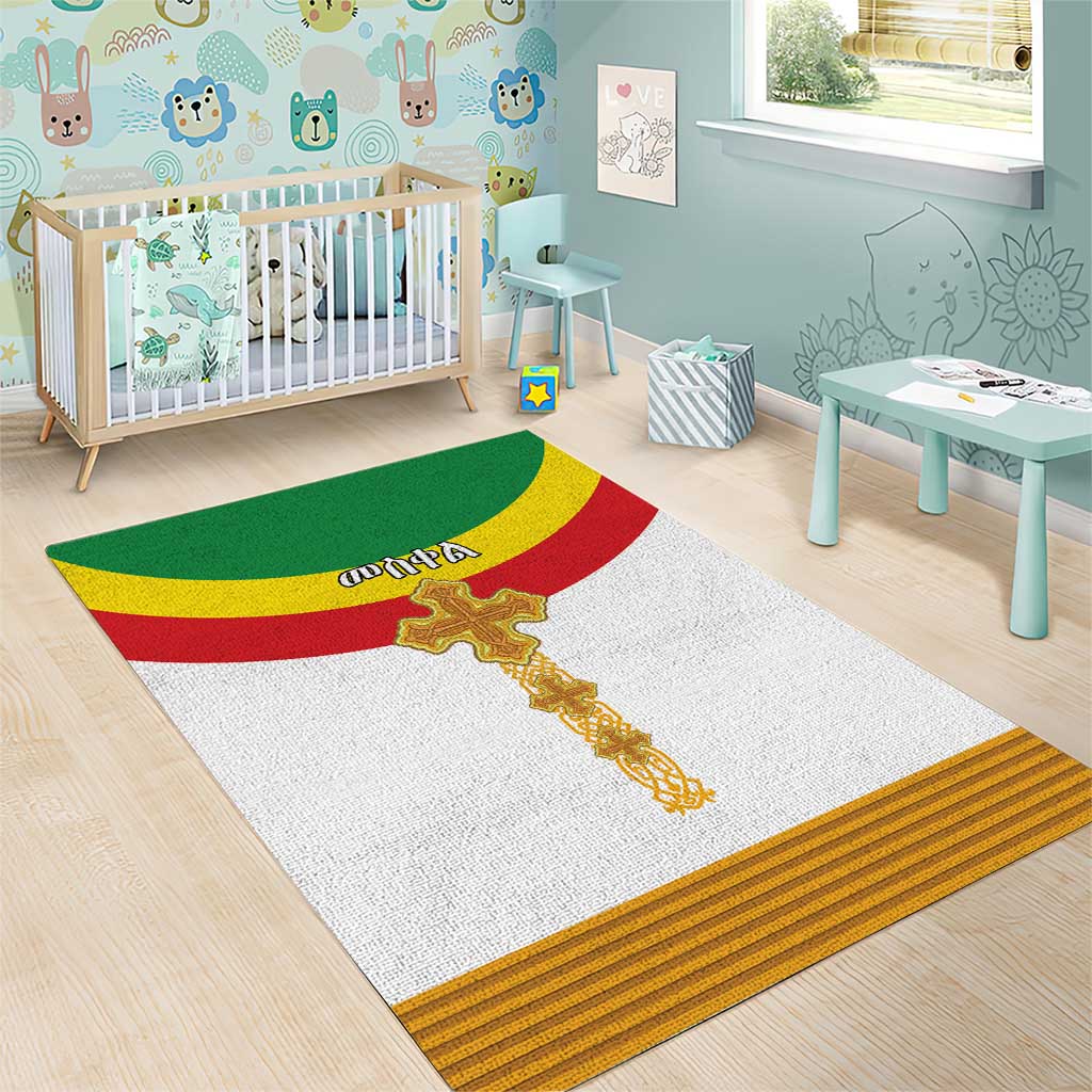 Meskel Ethiopia Area Rug True Cross - African Pride