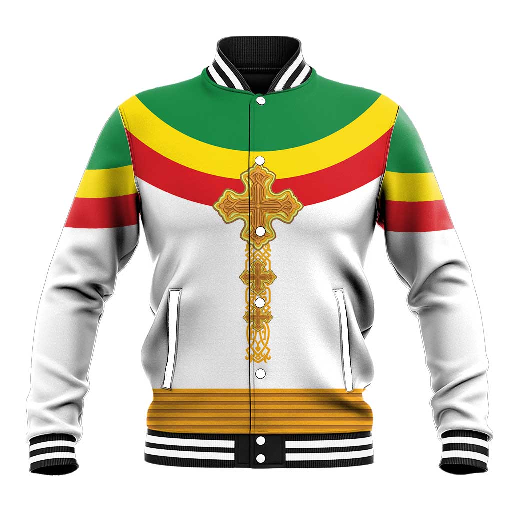 Meskel Ethiopia Baseball Jacket True Cross - African Pride