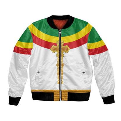 Meskel Ethiopia Bomber Jacket True Cross - African Pride
