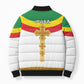 Ethiopia Meskel Bomber Puffer Jacket Ethiopian Cross