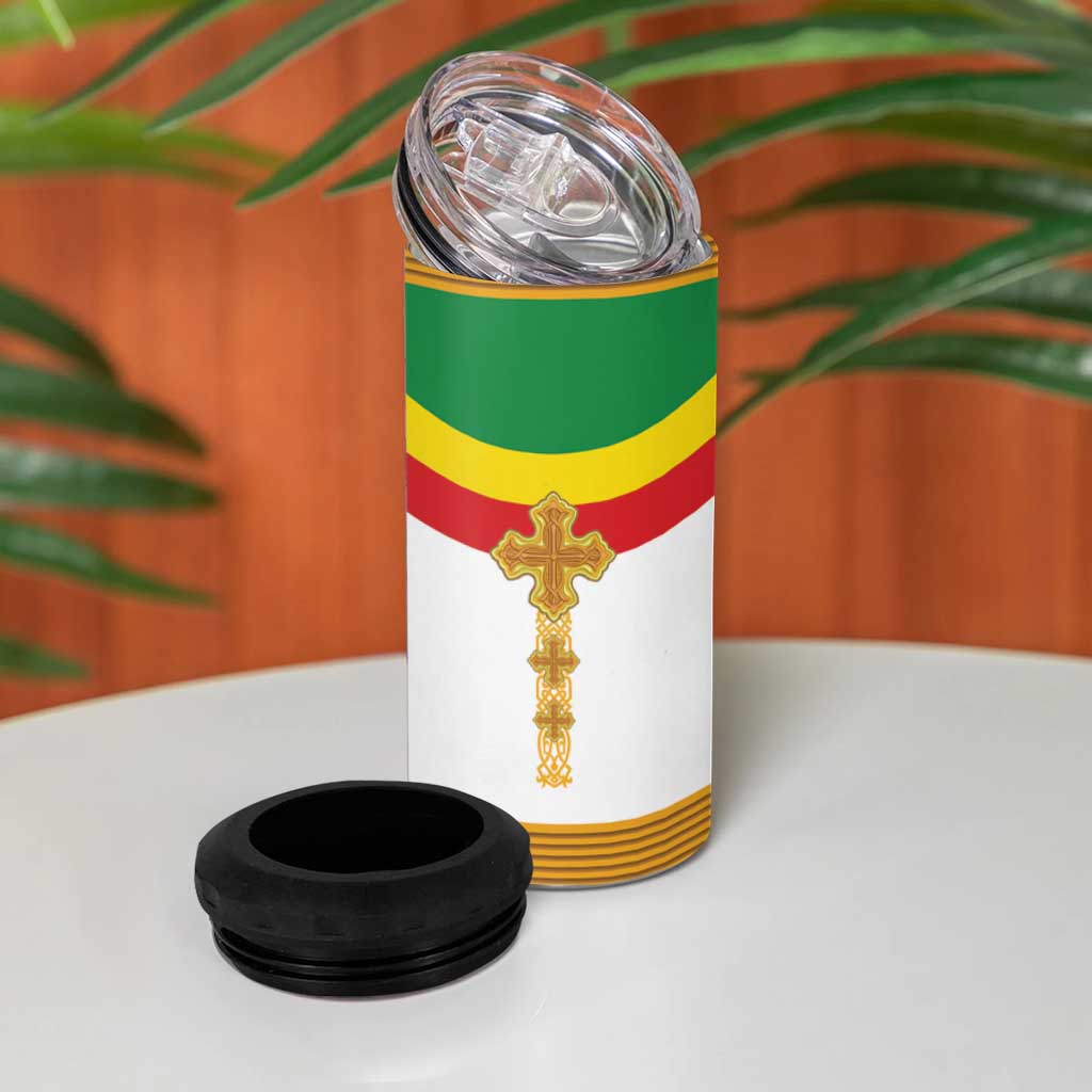 Meskel Ethiopia 4 in 1 Can Cooler Tumbler True Cross - African Pride