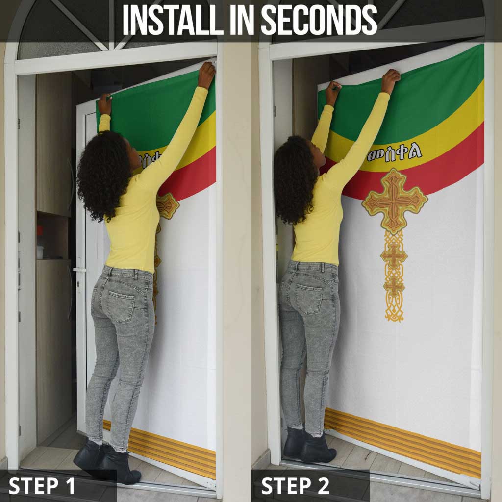Ethiopia Meskel Door Cover Ethiopian Cross